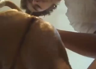 Dude is going to fuck that anal hole from below