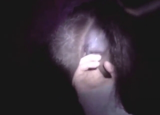 Zoophile porn movie with a guy who licks pussy